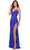 La Femme 31516 - Twist Front Prom Dress Special Occasion Dress