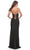 La Femme 31553 - Edgy Braided Mid Long Gown Special Occasion Dress