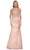 La Femme - Embroidered Mermaid Formal Gown 30162SC - 1 pc Champagne In Size 6 Available CCSALE 6 / Champagne