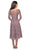 La Femme - Floral Embroidered Illusion Bateau Dress 27971SC CCSALE