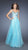 La Femme Gigi Rhinestone Embellished Evening Gown CCSALE 14 / Aqua