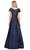 La Femme - Mikado Asymmetric A-line Evening Dress 26877SC CCSALE