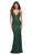 La Femme - Open Back Sequin Prom Dress 30523SC Prom Dresses 00 / Emerald