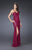 La Femme - Ruched Strapless Fitted Evening Gown 16546SC - 1 Pc Strawberry in Size 6 Available CCSALE 6 / Strawberry