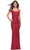 La Femme - Sequin Sheath Prom Dress 31027SC Prom Dresses 00 / Red