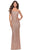 La Femme - Sequin Sheath Prom Dress 31027SC Prom Dresses 00 / Rose Gold