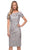 La Femme - Short Sleeve Embroidered Dress 29824SC Mother of the Bride Dresses