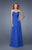 La Femme Sleeveless Sweetheart Dress in Royal Blue 20962 CCSALE 2 / Royal Blue