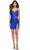 La Femme - Spaghetti Strap Jersey Cocktail Dress 30971SC - 1 pc Light Periwinkle In Size 0 Available CCSALE 0 / Light Periwinkle