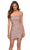 La Femme - Strapless Sequined Homecoming Dress 29410SC - 1 pc Rose Gold In Size 2 Available CCSALE 2 / Rose Gold