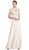 Lace Embellished Sheath Prom Dress Dress XXS / Champagne