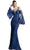 Ladivine 13112 Special Occasion Dress 2 / Navy