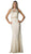 Ladivine 1586 Special Occasion Dress 2 / Cream