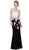 Ladivine 1586 Special Occasion Dress 2 / White-Black