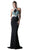 Ladivine 5012 Special Occasion Dress 2 / Black-Mint