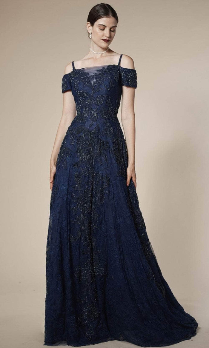 Ladivine 5326 Evening Dresses 6 / Navy