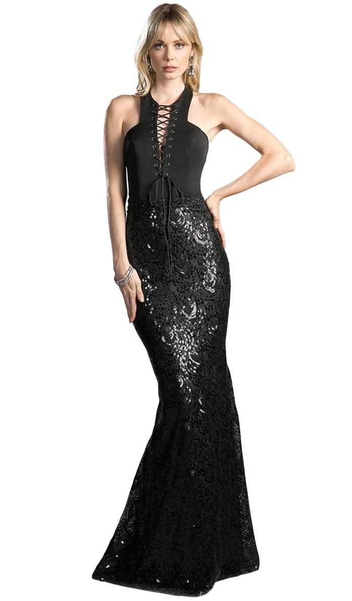 Ladivine 62495 Special Occasion Dress 2 / Black