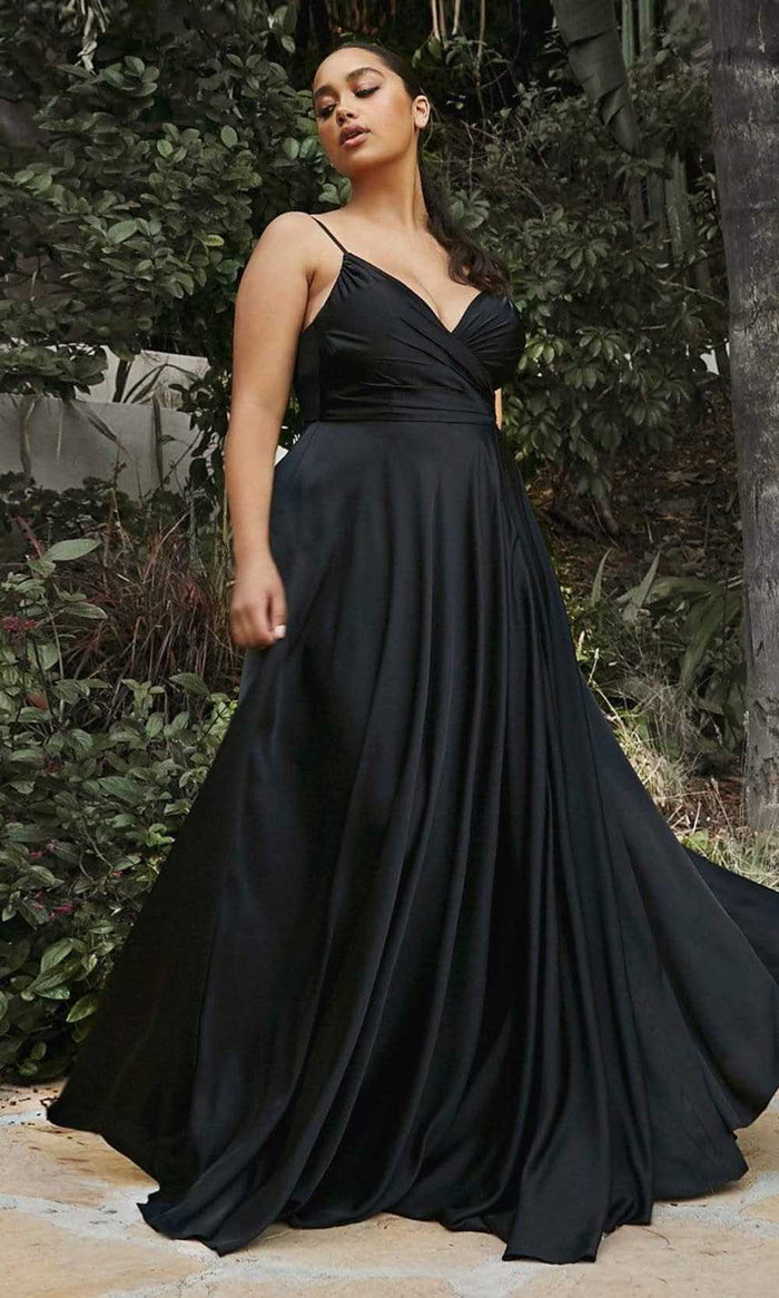 Ladivine 7485C Prom Dresses 16 / Black