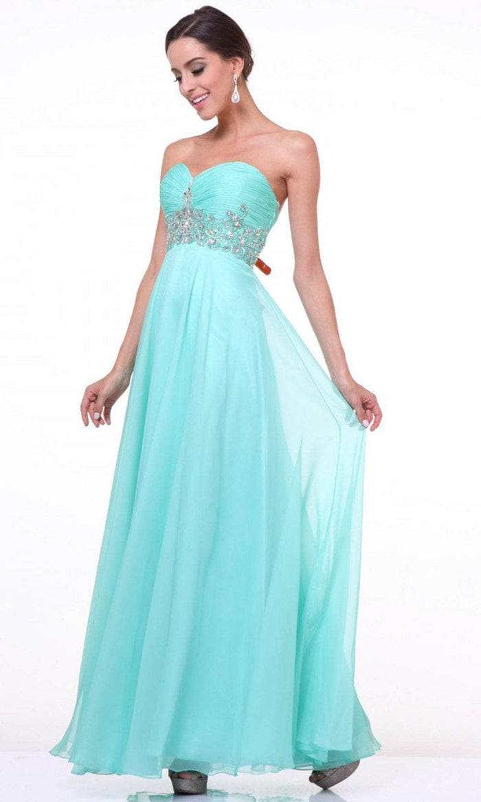 Ladivine 7664 Evening Dresses 4 / Mint