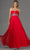 Ladivine 7664 Evening Dresses 4 / Red