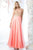 Ladivine 8732 Special Occasion Dress 2 / Coral