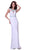 Ladivine 8746 Special Occasion Dress 2 / White