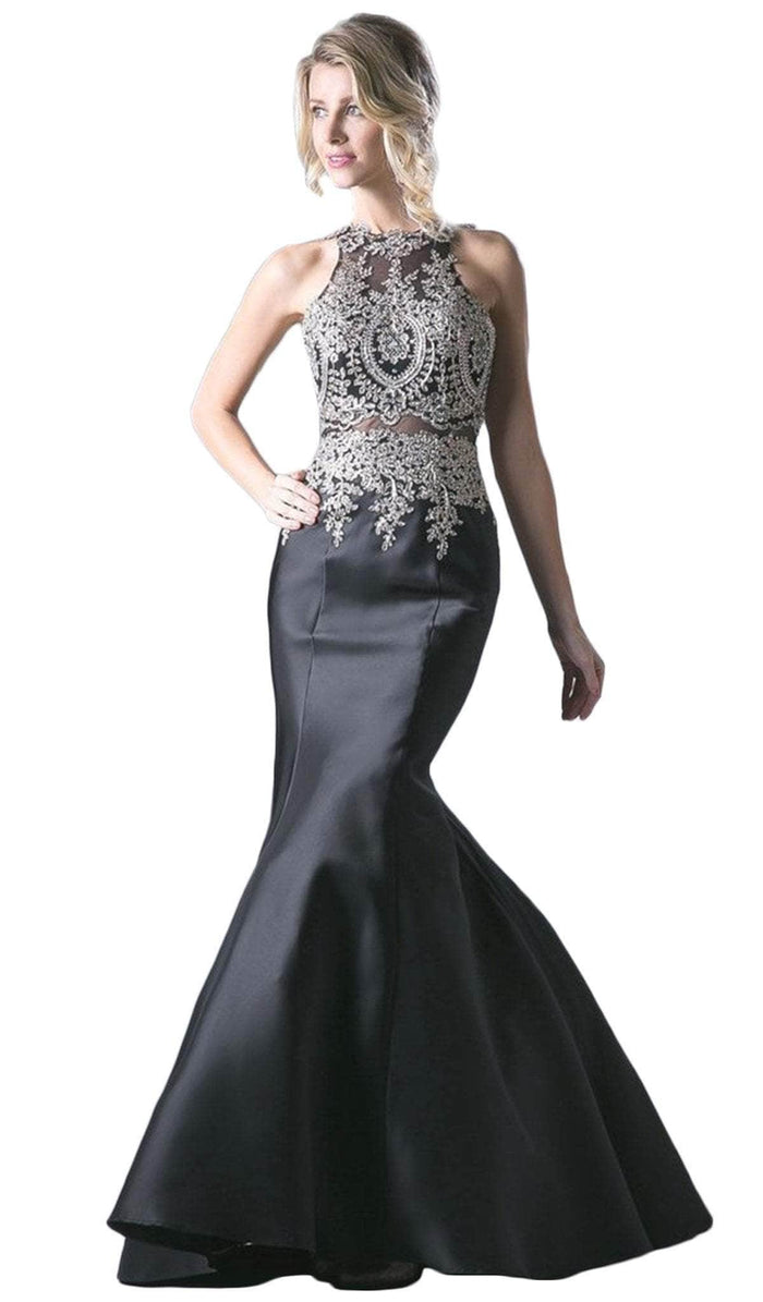 Ladivine 8934 Special Occasion Dress 2 / Black