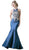 Ladivine 8934 Special Occasion Dress 2 / Navy