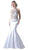 Ladivine 8934 Special Occasion Dress 2 / Off White