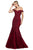 Ladivine A0401 Evening Dresses 2 / Burgundy