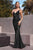 Ladivine BD4001 - Glittered V-Neck Evening Gown Evening Dresses