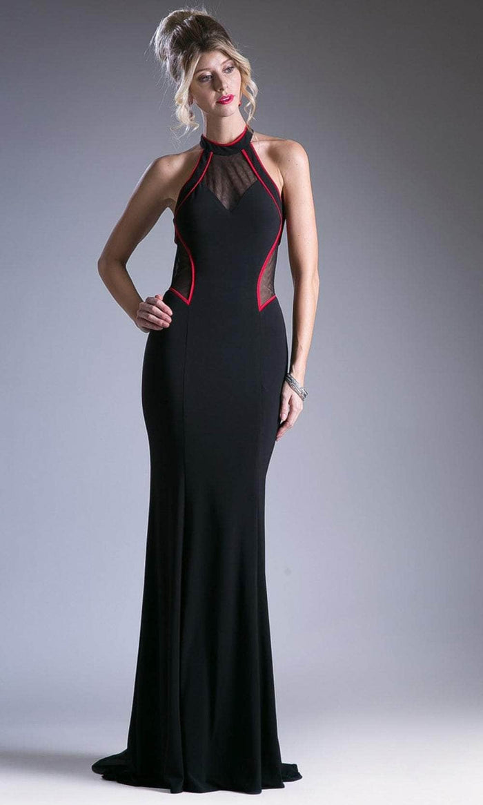 Ladivine C80319 Special Occasion Dress 4 / Black-Red