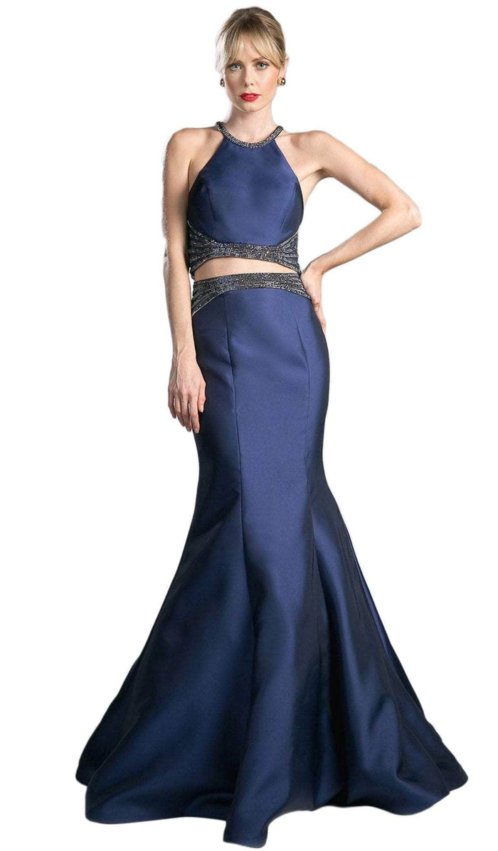 Ladivine CB0023 Evening Dresses 2 / Navy