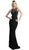 Ladivine CD0116 Special Occasion Dress XXS / Black-Gold