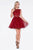 Ladivine CD0117 Special Occasion Dress XXS / Burgundy