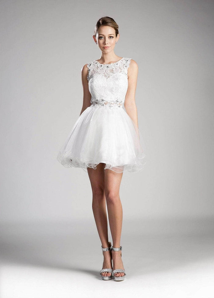 Ladivine CD0117 Special Occasion Dress XXS / Off White