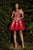 Ladivine CD0194 Cocktail Dresses XS / Burgundy-Gold