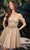 Ladivine CD0211 - Off Shoulder Corset Dress Cocktail Dresses XXS / Champagne