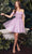 Ladivine CD0211 - Off Shoulder Corset Dress Cocktail Dresses XXS / Lavender