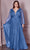 Ladivine CD242C Evening Dresses 18 / Blue