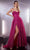 Ladivine CD252 - Cowl Sweetheart Prom Dress Prom Dresses 2 / Fuchsia