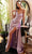 Ladivine CD255 - Draped Satin Prom Dress Prom Dresses 2 / Lavender