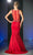 Ladivine CD495 - Sleeveless Sheer Back Trumpet Dress Evening Dresses