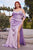 Ladivine CD875C - Beaded Sweetheart Satin Evening Gown Evening Dresses 16 / Lavender