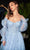 Ladivine CD997 - Corset Prom Dress with Slit Evening Dresses 2 / Blue