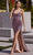 Ladivine CH117 - Highly Sequined Cowl Neck Gown Special Occasion Dress