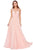 Ladivine CJ251 Evening Dresses 2 / Blush