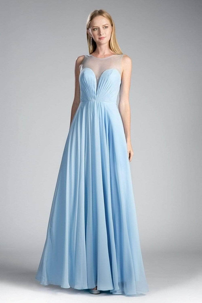 Ladivine CJ251 Evening Dresses 2 / Lt Blue