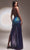 Ladivine H097 - Crystal Beaded Sheath Long Gown Special Occasion Dress