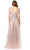 Lara Dresses 29350 - V Notched Straight A Line Ball gown Prom Dresses